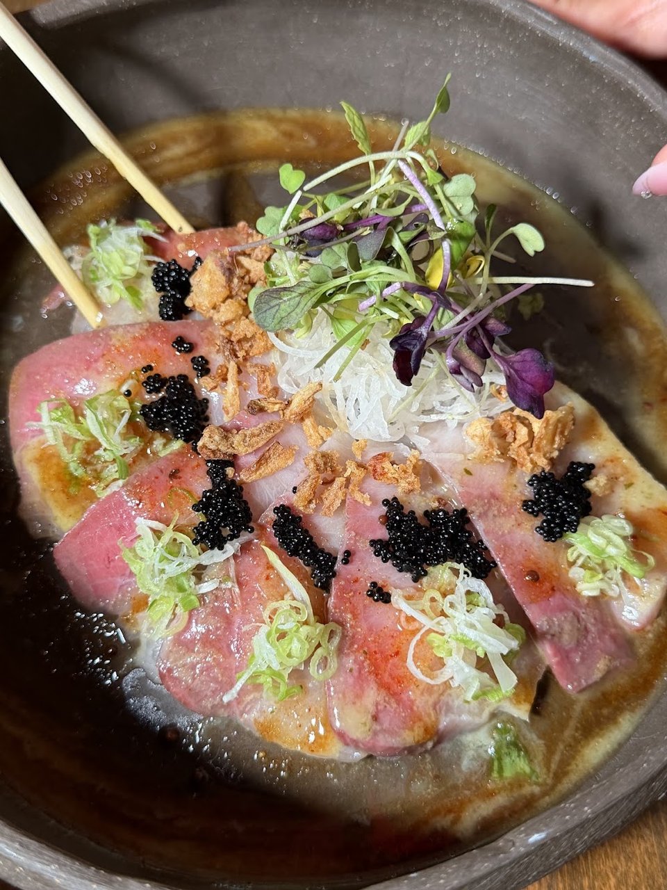 Seared Tuna Sashimi